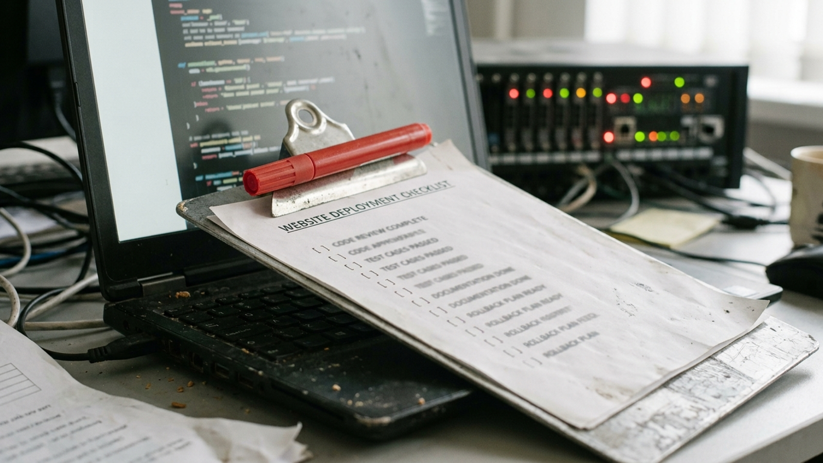 Release checklist covering bot access, readable answers and post-launch fetches