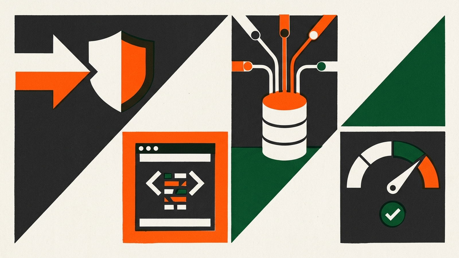 Four-step checklist for repeating edge logging setup across client domains.
