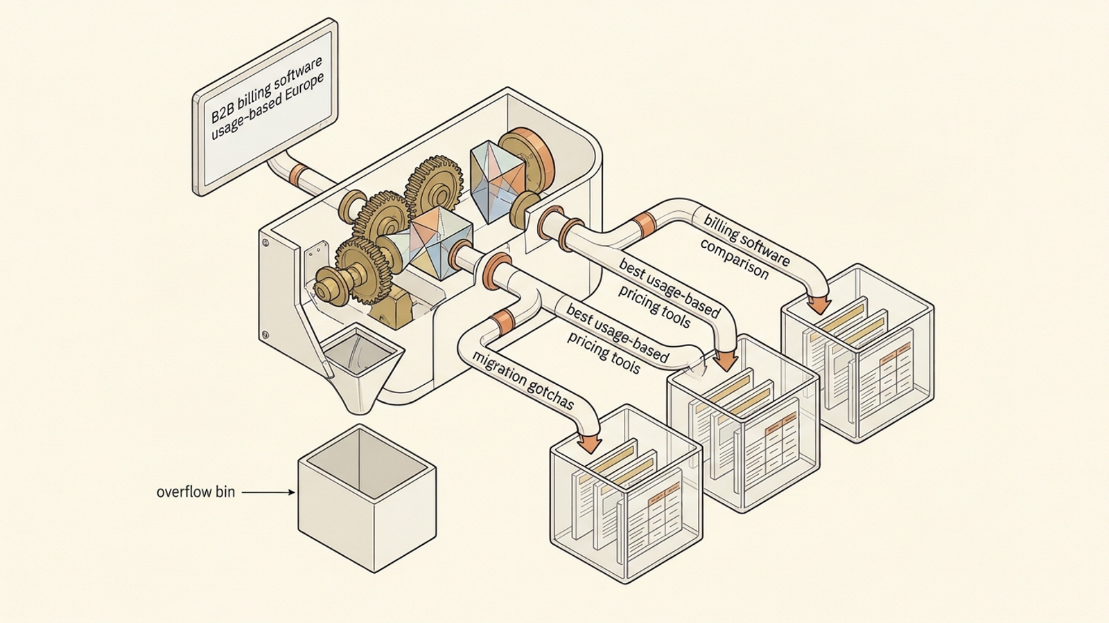 A complex buyer prompt splits into four technical sub-queries with comparison filters.