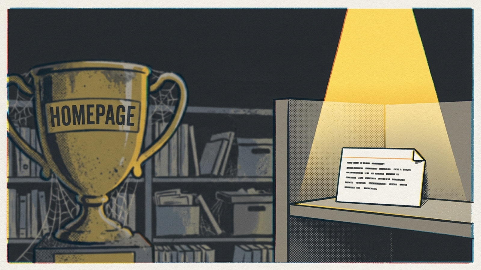 A homepage trophy ignored while a small answer card gets quoted